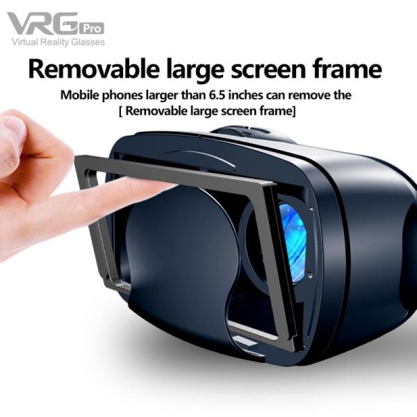 VR Headset Adjustable 3D VR Glasses Virtual Reality Headset 120 Degree Wide-angle Lens HD VR Glasses Support 5~7 Inch Phone